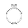 thumbnail image 3 of Ammo Jewel 2.1 Ct Marquise Cut Diamond Hidden Halo Engagement Ring - 14K White Gold Plated - Elegant Pave Setting for Women's Ring - Perfect for Proposals - Gift for Her - Stunning Jewelry Design, 3 of 3