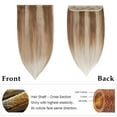 thumbnail image 5 of MY-LADY 10''-24'' 5 Clips in Human Hair Extensions Thick Real Natural Hair Pieces 100% Full Head Remy Hair 10inch #12P613 Golden Brown & Bleach Blonde（Thin）, 5 of 8