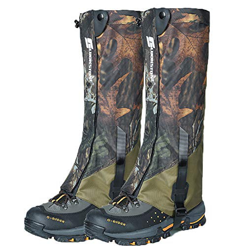 Men Outdoor Hiking Camping Legging Gaiters Waterproof Long Boots Accessory Cover 