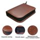 thumbnail image 4 of Bolsa de accesorios de golf | Estuche de almacenamiento organizador de cuero | Multifuncional de gran capacidad | Compacto y portátil | Se adapta a telémetros, camisetas, marcadores de bolas |, 4 of 5