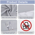 thumbnail image 4 of Velvet Silver Polishing Cloth Jewelry Cleaning Cloth Sterling Silver Anti-Cleaner Rectangle Light Grey 200x150x0.04cm, 4 of 6