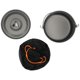 thumbnail image 1 of Outdoor Camping Pot Portable Aluminum Alloy Bonfire Hanging Pot with Lid Storage Bag for 6?8 People, 1 of 8