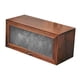 thumbnail image 3 of Gabinete de almacenamiento de madera, organizador de mesa vintage, decorativo, a prueba de polvo, retro, para exhibir en , encimeras y taza, 3 of 9