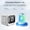 white, variant on Wireless Mini Security Camera, 1080p HD with 8-Hour Battery & No WiFi Needed for Record, AI Motion Detection Night Vision for Indoor Home,Office and Pet Monitoring(Black)
