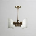 thumbnail image 7 of Italian Style Ten Lights Brass Sputnik Chandelier Light Fixture Raw Brass Ceiling Fixture, 7 of 7