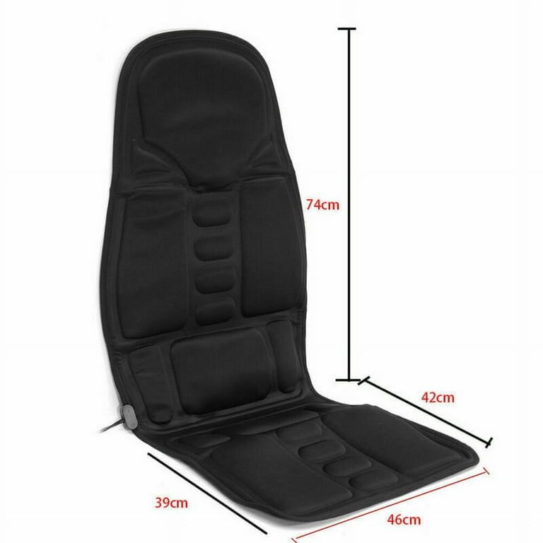 8 Mode Massage Chair Pad With Heated Back Neck Cushion For Car & Home