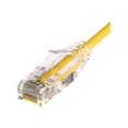 thumbnail image 2 of 10FT CAT6 YELLOW CLEARFIT SLIM SNAGLESS 28AWG PATCH CABLE, 2 of 3