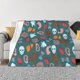 thumbnail image 1 of Fotbe cute Skull organ Manta de Franela con Estampado, Manta Ultrasuave para Cama, Sofá, Auto, Hipoalergénica y Antibolitas-50"x40", 1 of 6