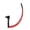 Black, variant on YAHHU Professional Golf Swing Trainer Rubber Improve Swing Posture Curved Portable Swing Training Stick for Beginners Practice Grip Alignment Aid Red (10.24 inches / 26.0 cm)
