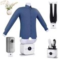 thumbnail image 1 of Airolume Shirt Iron – Automatic Ironing Machine 3.0, Scanovuss Steam Ironing Machine for Shirts & Pants, Portable Hot Air Dryer & Iron, 8 Minutes Quick Ironed Dry, Adjustable Heat & Timer, 1 of 7