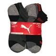 thumbnail image 1 of PUMA Chaussettes Sport pour Hommes Invisibles à Coupe Basse avec Contrôle de l'Humidité (Pointure 7-11) - Noir - Lot de 12, 1 of 2