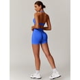 thumbnail image 6 of IDOPIP Workout Sets for Women 2 Piece Seamless Halter Sports Bra Top High Waisted Scrunch Butt Impact Shorts Gym Yoga Activewear Outfits, 6 of 6