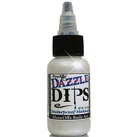 ProAiir Dips Waterproof Makeup - White Dazzle (1 (Best Waterproof Face Paint)