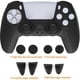 thumbnail image 4 of Funda protectora antideslizante de silicona suave para mando inalámbrico PlayStation 5 con 4 tapas para los pulgares y extensores de gatillos L2R2, 4 of 8