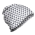 thumbnail image 1 of Geometric Unisex Beanie, Seahorse Silhouettes, Hiking Outdoors, Dark Blue White, by Ambesonne, 1 of 1