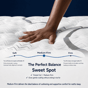 GREOO Queen Mattress 12 Hybrid Mattress in a Box Gel Memory Foam and Pocket Springs with Motion Isolation, Medium Firm, Pressure Relief, CertiPUR-US® Certified Inner Foam
