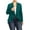 Hunter Green, variant on Women's Plus Size Casual Long Sleeves Open Front Solid Office Work Wear Blazer Jacket