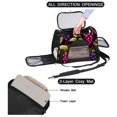 thumbnail image 2 of Grape Sherpa Pet Bag - Durable 900D Oxford Cloth Fabric, 17x10x11.8 in, Nylon Webbing, Airline Approved Dog Carrier - Comfortable and Stylish Travel, 2 of 7