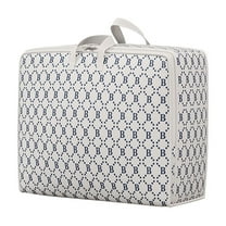 Nilvkv Heavy Duty Storage with Reinforced Handles Extra Large Bags for Clothe Toys Christmas Decoration Organizer Tote with Double Zipper