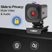 NBD 2K Webcam for PC & Laptop, Autofocus Computer Camera with Dual AI-Noise Canceling Microphones