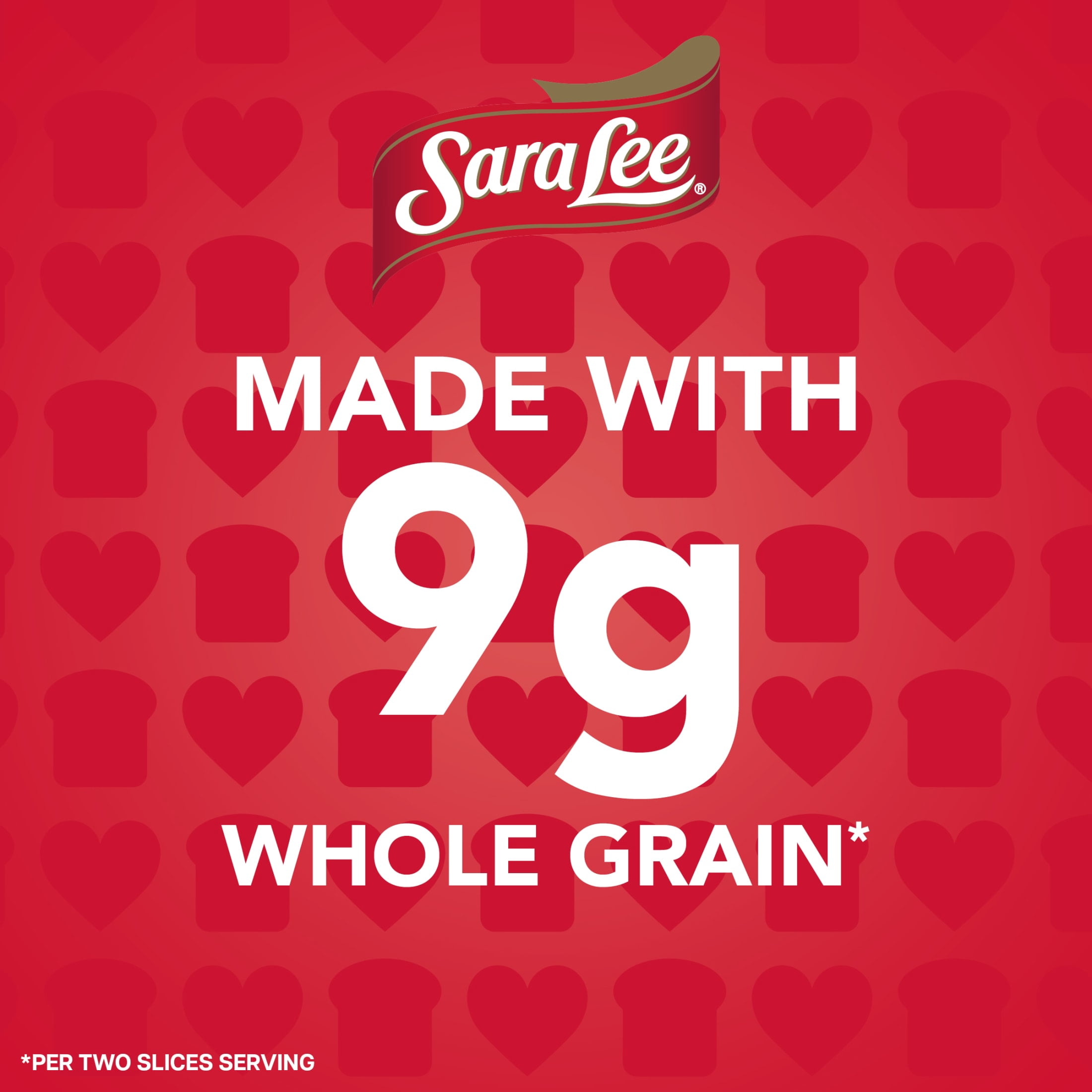 Sara Lee White made with Whole Grain Bread, 20 oz, Plain Wheat Bread, Bag