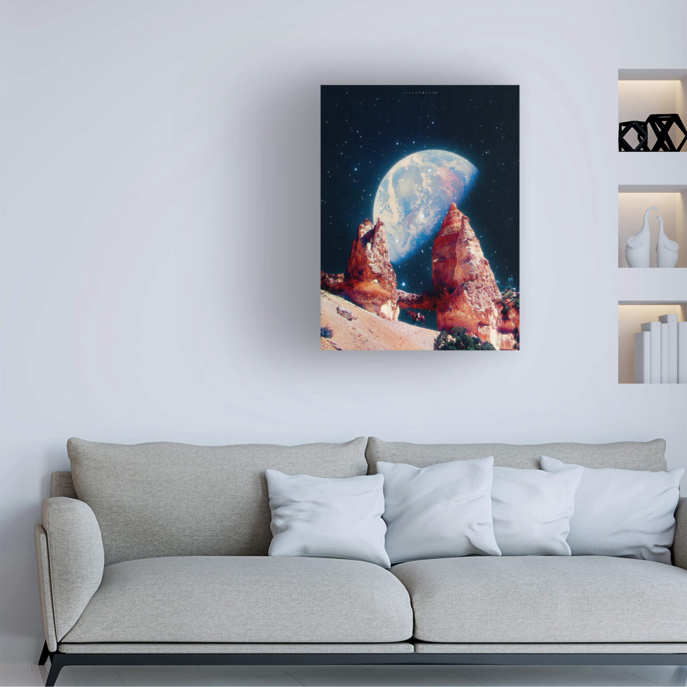 Trademark Fine Art spacerocket art 529 Canvas Wall Art