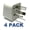 White, variant on Seven Star Universal Travel Plug Adapters For Australia, New Zealand, China Multi Pack (3 Pack, Universal to Australia New Zealand China - 3 Pins - Type I)