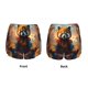 thumbnail image 3 of Balery Prairie Meditating Raccoon Pantalones cortos deportivos para mujer con forro y dos bolsillos, elásticos, para entrenamiento, gimnasio, yoga-Small, 3 of 7