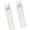 White, variant on 2Pcs Kitten Themed Plastic Bookmarks Textbook Novel Page Holder For Reading