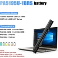 thumbnail image 6 of New Replacement PA5185U-1BRS Laptop Battery for Toshiba Satellite C50 C55 C55D C55T L55 L55D L55T Series fit C55-B5200 C55-B5270 C55D-B5310 PA5184U-1BRS PA5186U-1BRS PA5195U-1BRS, 6 of 8