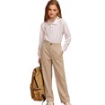 thumbnail image 7 of AWZXDE Boys Girls School Pants Straight Leg Formal Trousers Kids Dress Pants Elastic Waist Bottom Khaki - 11-12 Years, 7 of 7