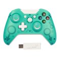 thumbnail image 1 of Controlador de juegos 2.4G Gamepad inalámbrico Consola de juegos Reemplazo de joystick para Xbox One, Verde transparente kenally EL002809-03, 1 of 2