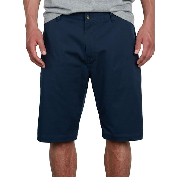 Pantalones cortos chinos Volcom Vmonty Stretch para hombre, azul marino oscuro, talla