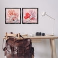 thumbnail image 3 of Stupell Industries Traditional Pink Coral Still Life Black 2pc Floating Frame Art Set, 18 x 18 each, by Paul Brent, 3 of 8