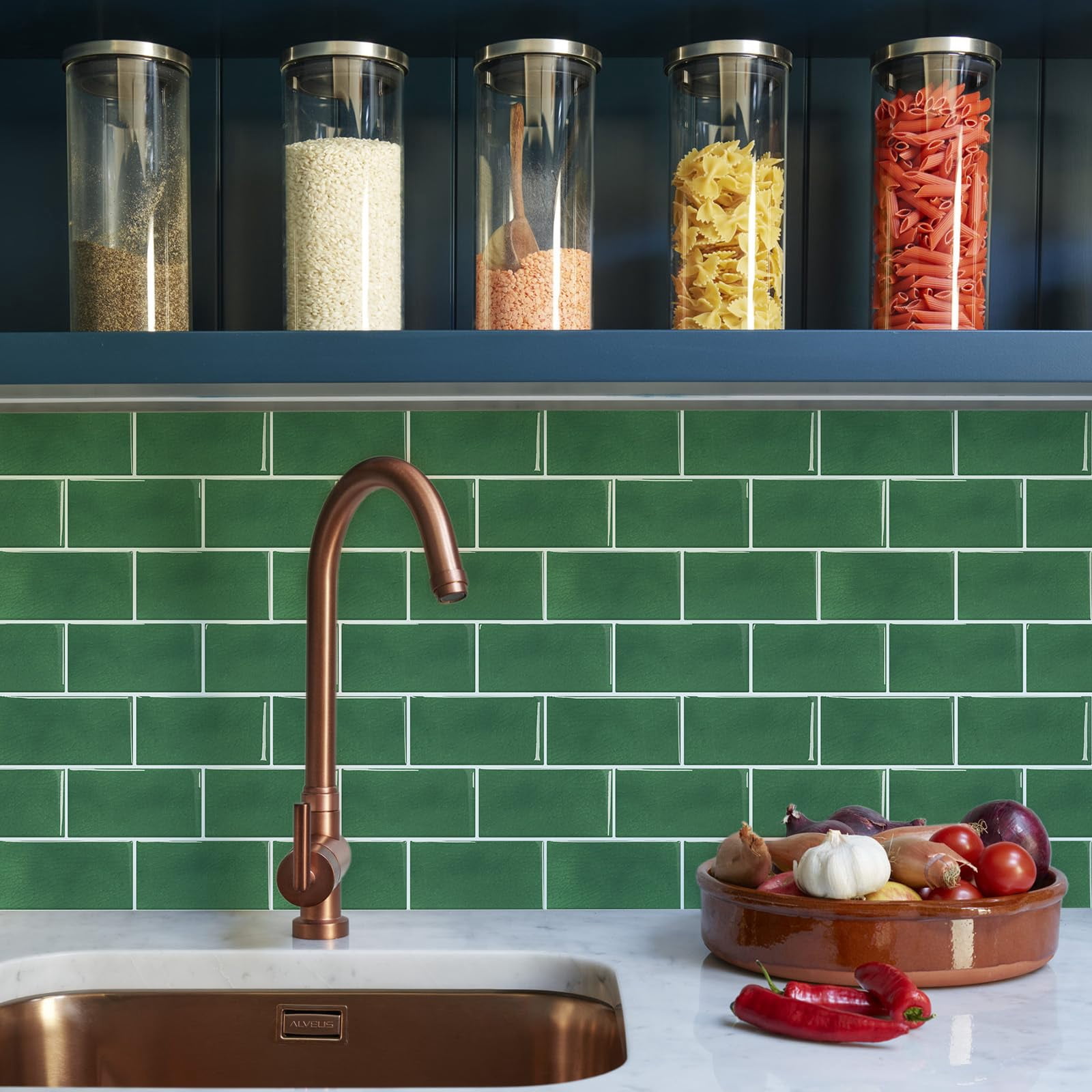 10-sheet Peel And Stick Subway Tile  On Tiles Backsplash For Kitchen & Bathroom(thicker Design)
