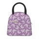 thumbnail image 1 of Disketp Purple Butterflies Floral Bolsa Térmica para Almuerzo, Lonchera con Abertura Amplia y Gran Capacidad, Organizador Reutilizable para Mujeres, Hombres y Adultos, 1 of 6