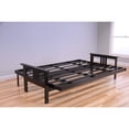 thumbnail image 4 of Maykoosh Earthy Elements Futon Frame/Queen/Espresso Finish/Suede Chocolate Mattress, 4 of 5