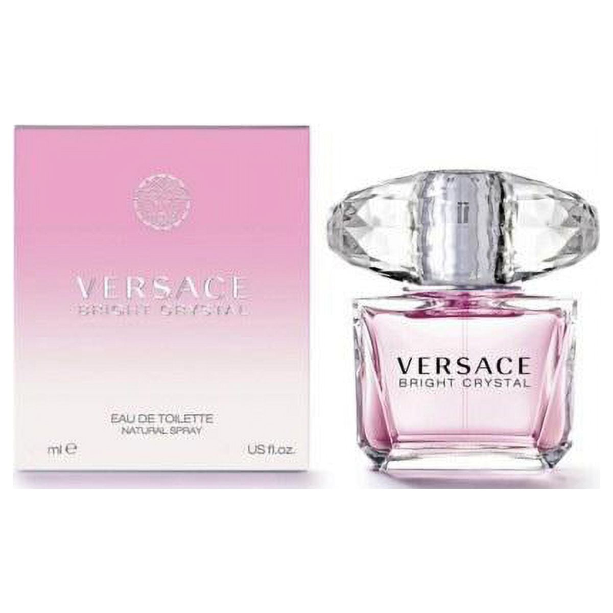 Versace Bright Crystal Eau de Toilette, Perfume for Women, 0.17 oz