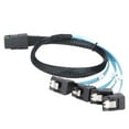 thumbnail image 2 of 12Gbps, Durable, High-Speed Data Transfer with Stable Performance 36-Pin Mini SAS to 4 SATA Cable, 2 of 8