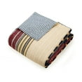 thumbnail image 4 of Modern Heirloom Americana 3-Piece Patchwork Cotton Quilt Set, Blue/Red, King, 4 of 8