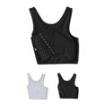 thumbnail image 3 of Carpeta de pecho Ropa interior Camisetas sin mangas Vendaje Trans Transpirable Gancho lateral Sujetador bustier seitruly  FS11407-02, 3 of 7