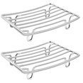 thumbnail image 1 of Bar Soap Dish Holder for Shower Bathroom Stainless Steel Rust Proof Self Draining Soap Dish Shelf Ra, 1 of 5