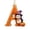 A, variant on Halloween Letter Ornament, 3.15 x 3.15in Penguin Alphabet Initial Hanging Decoration, Acrylic A-Z Choice for Halloween Tree, Wreath and Party Decor