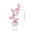 thumbnail image 2 of IFANLANDOR Flor Artificial De Ciruelo En Maceta Con Color Rosa Duradero Para, 2 of 7