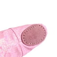 thumbnail image 4 of Nexete Ballet Shoes Split-Sole Slipper Flats Ballet Dance Shoes for Toddler Girl & Women in Gold, Gold Glitter, Silver, Pink,Pink Glitter, Rose Gold, Nude Black Colors, 4 of 6