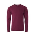 thumbnail image 3 of Hat and Beyond Men's Vintage Crew Neck Classic Hem Long Sleeve Premium Ring Spun Cotton Tee Shirt, 3 of 7