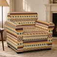 thumbnail image 2 of Chririnla 2 Piece Chair Covers for Living Room Armchair Sofa Covers with High Spandex for Pet, Geometric Sofa Chair Cover, 2 of 8