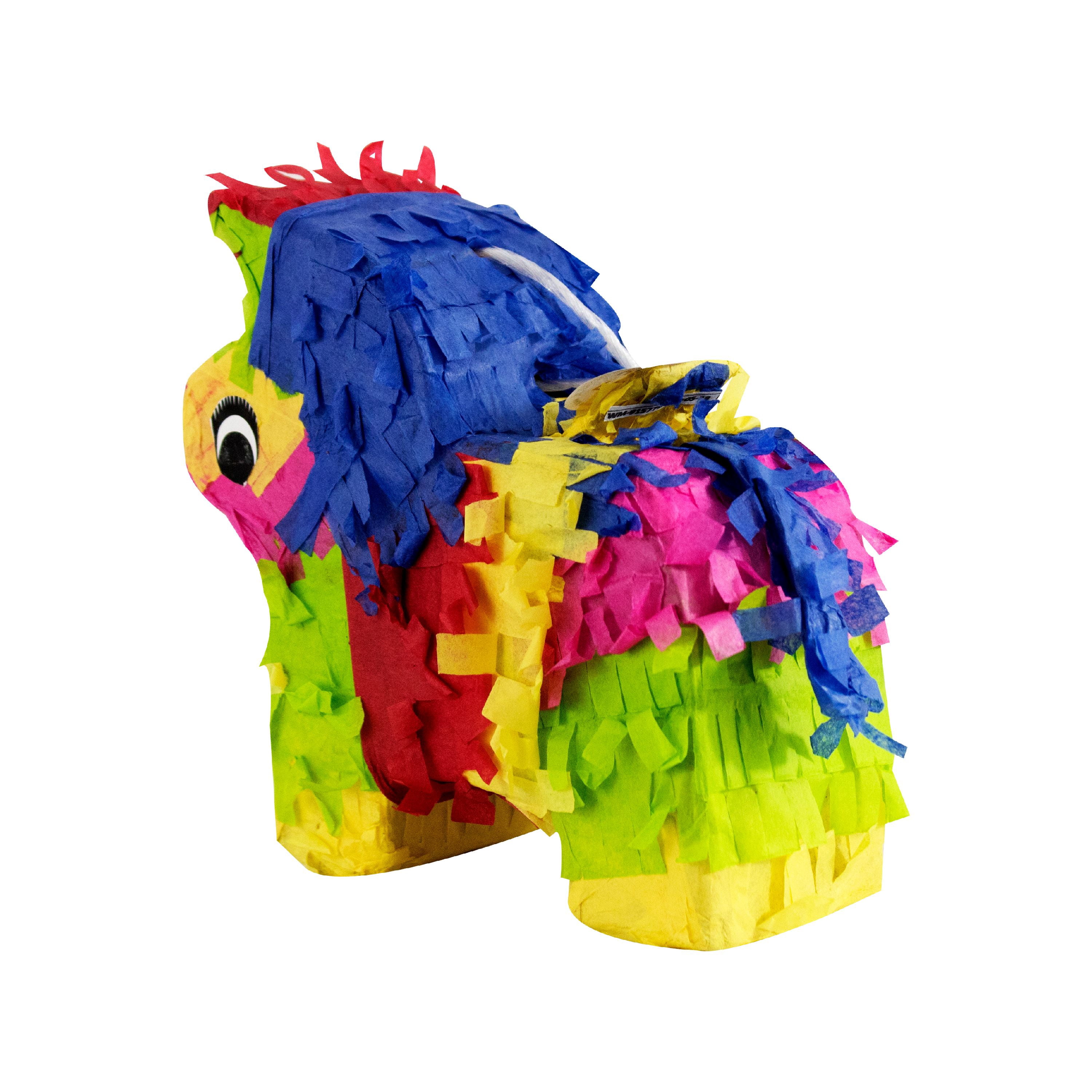 Extra Mini Donkey Party Pinata, 8" Pinata, Traditionally Handcrafted