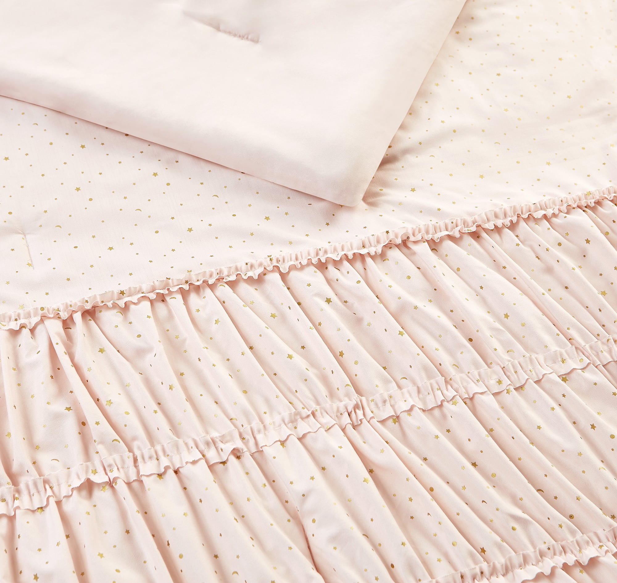 Celestial Princess Pink 5-Piece Microfiber Comforter Set - Full