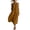 Orange, variant on ChaoHeng Maxi Dresses for Women Summer for Solid V Neck Sleeveless Patch Pocket Midi Casual Everyday Sundresses for White S